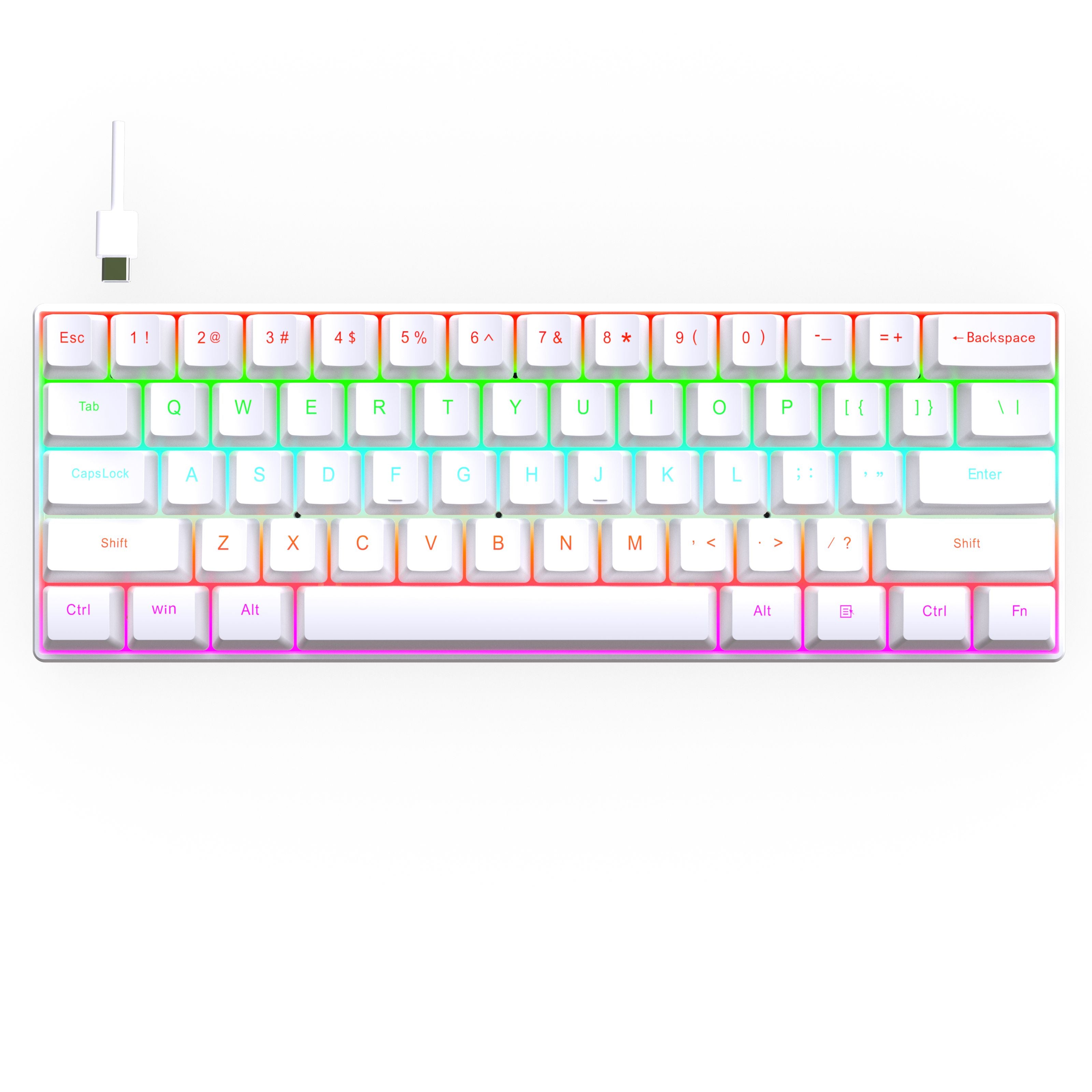 Zifriend H61K 60% Wired Mechanical Keyboard