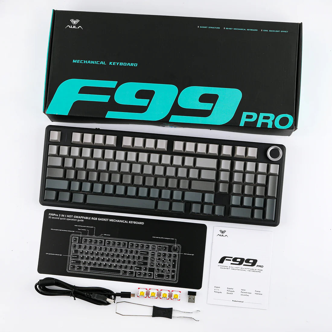 Aula F99 Pro Wireless Mechanical Keyboard
