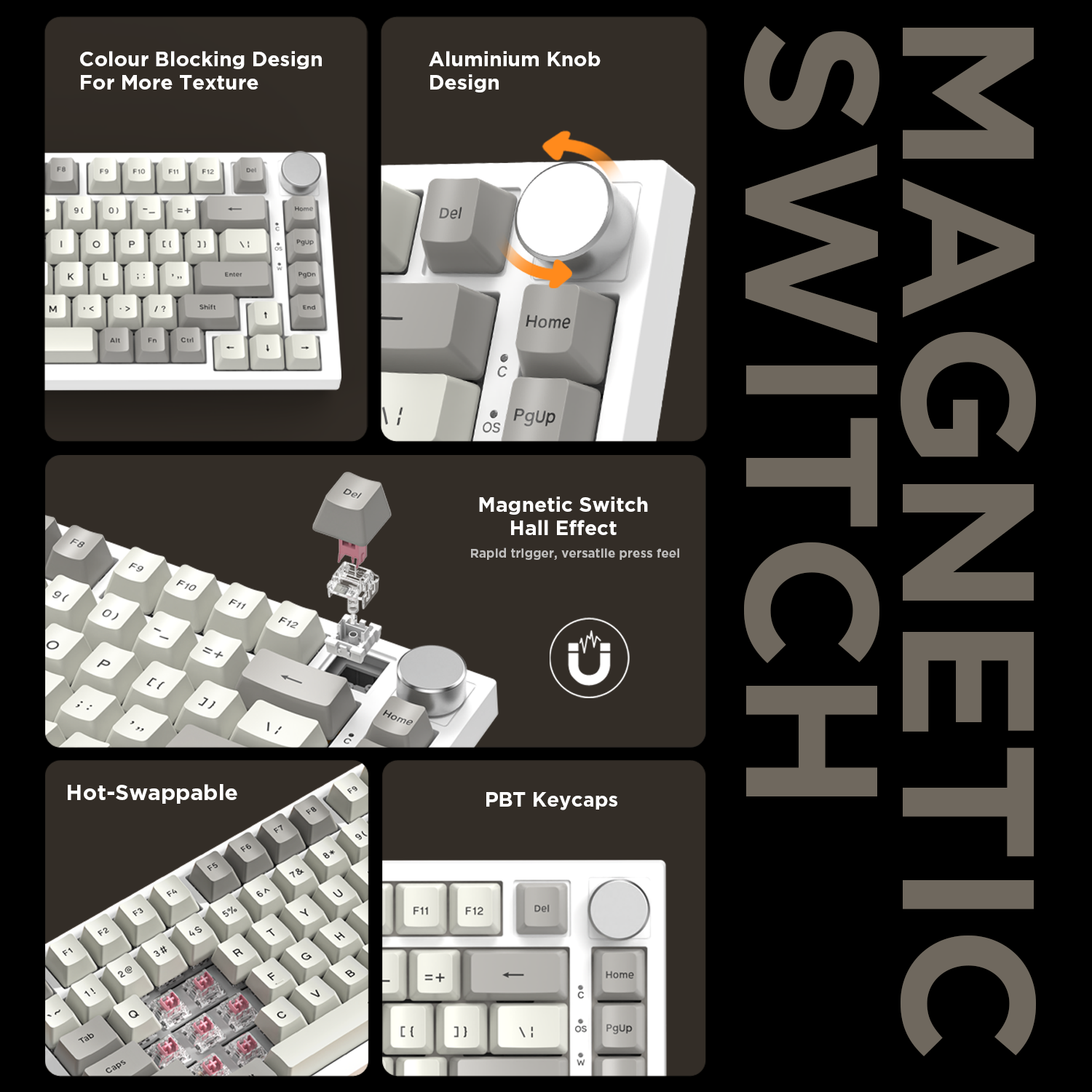 Attack Shark K85 75% Rapid Trigger Keyboard