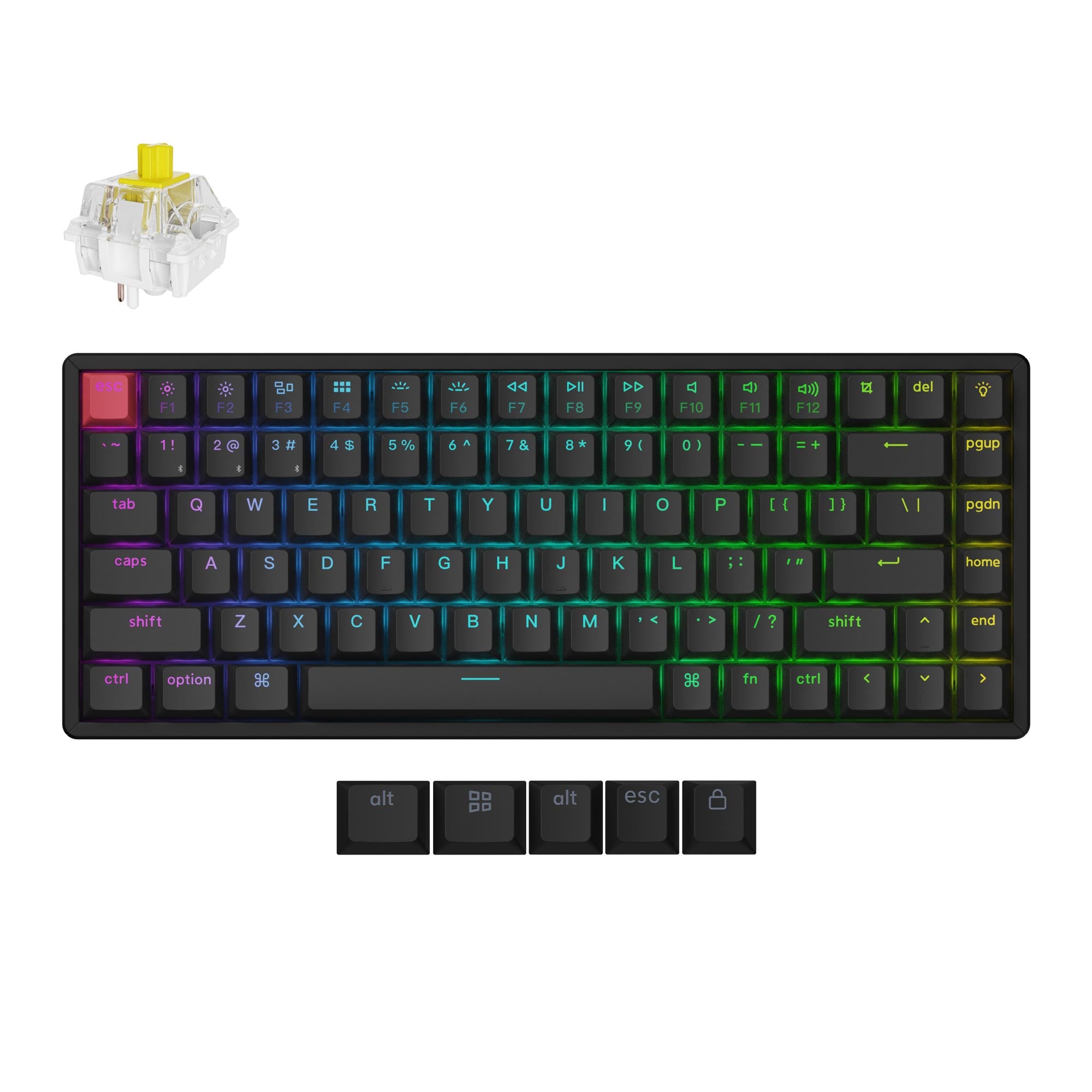 Keychron K2 QMK Aluminum Mechanical Keyboard (Version 3)