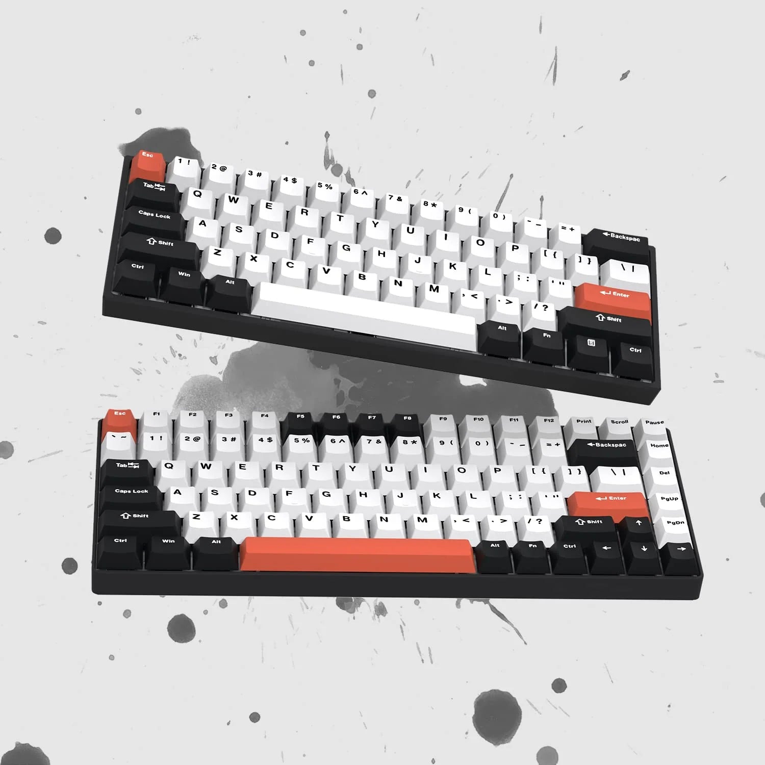 XVX Orange & Black Retro Keycaps