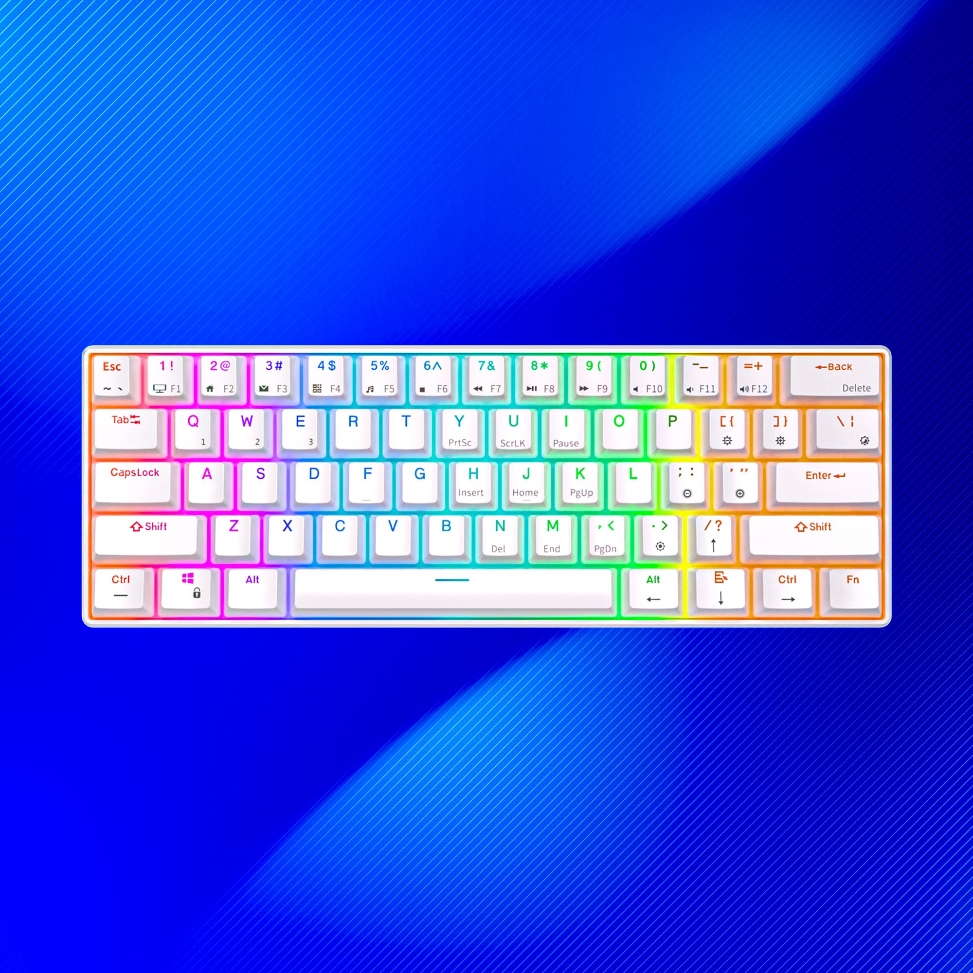 Royal Kludge RK61 Wireless Mechanical Keyboard - White