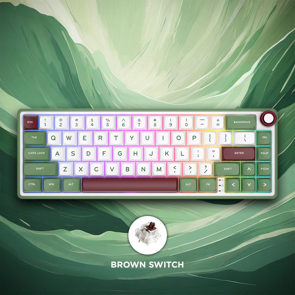 Royal Kludge RK R65 Gasket Structure 65% Mechanical Keyboard - Disrupt