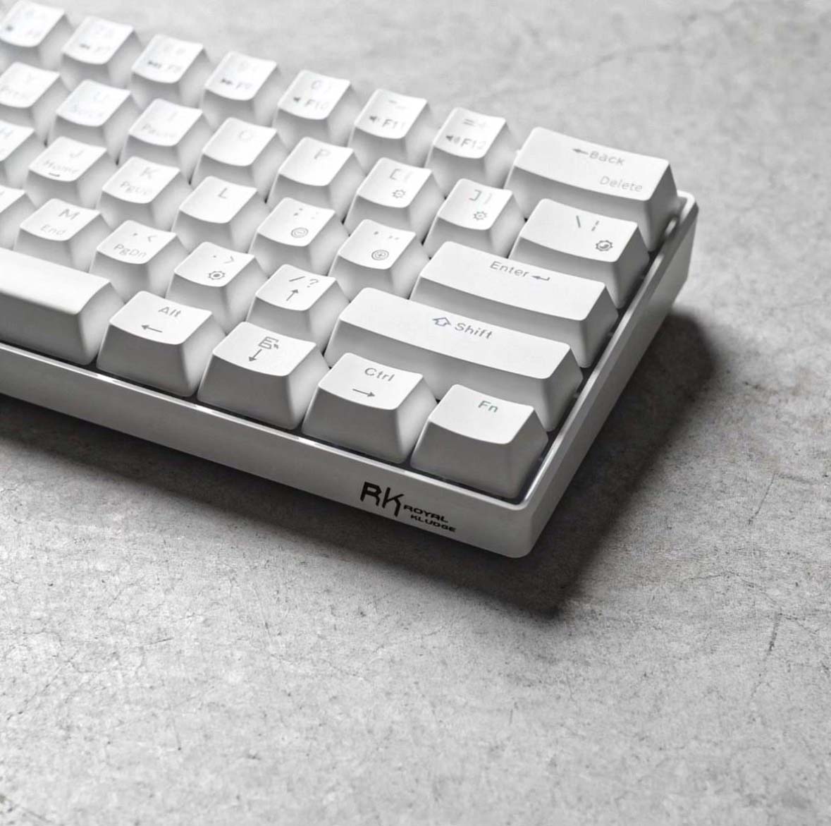 Royal Kludge RK61 Wireless Mechanical Keyboard - White (Red Switch) - Disrupt Sri Lanka