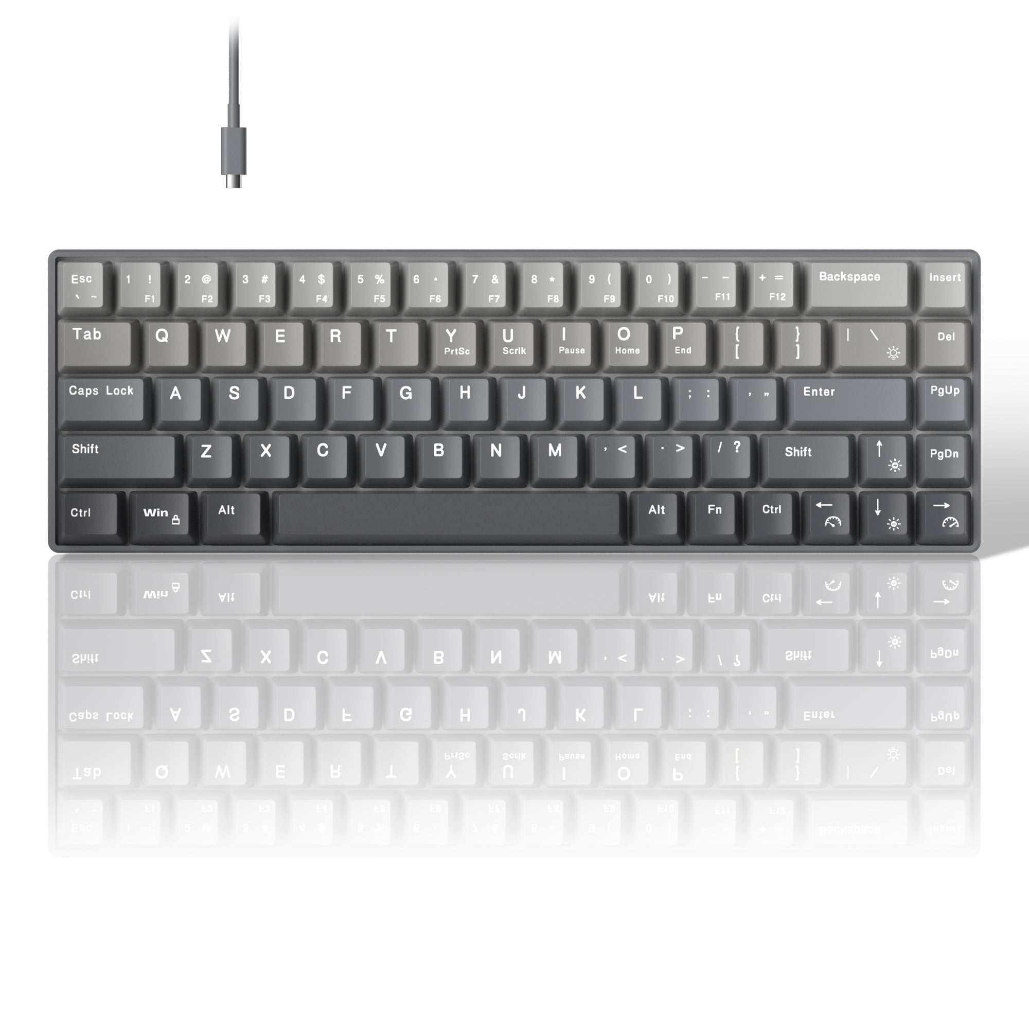 MageGee MK-BOX Grey Gradient 65% Mechanical Keyboard