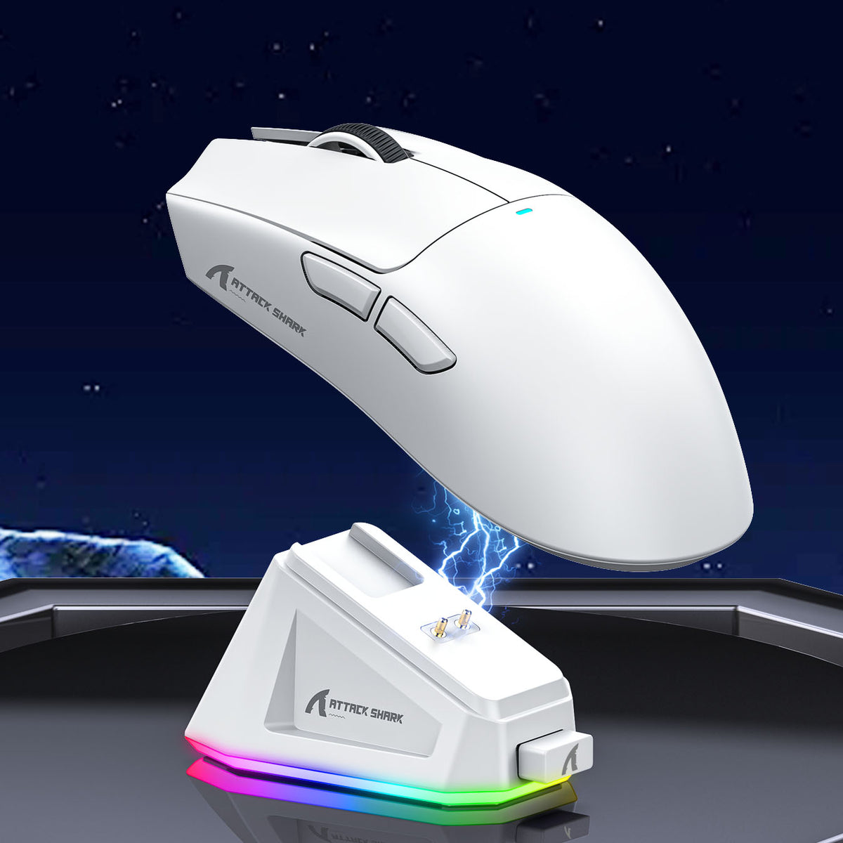 X11 Software Attack Shark X11 Wireless Gaming Mouse with Charging Dock - Sri Lanka