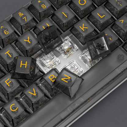 XVX Smokey Clear Translucent Keycaps