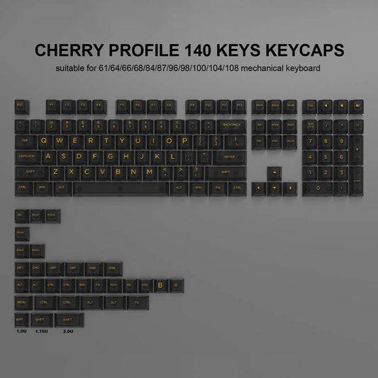 XVX Smokey Clear Translucent Keycaps