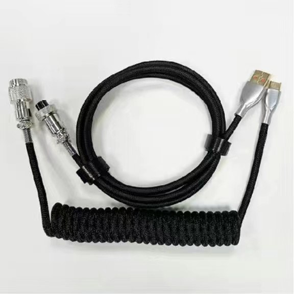 Coiled Aviator Cable