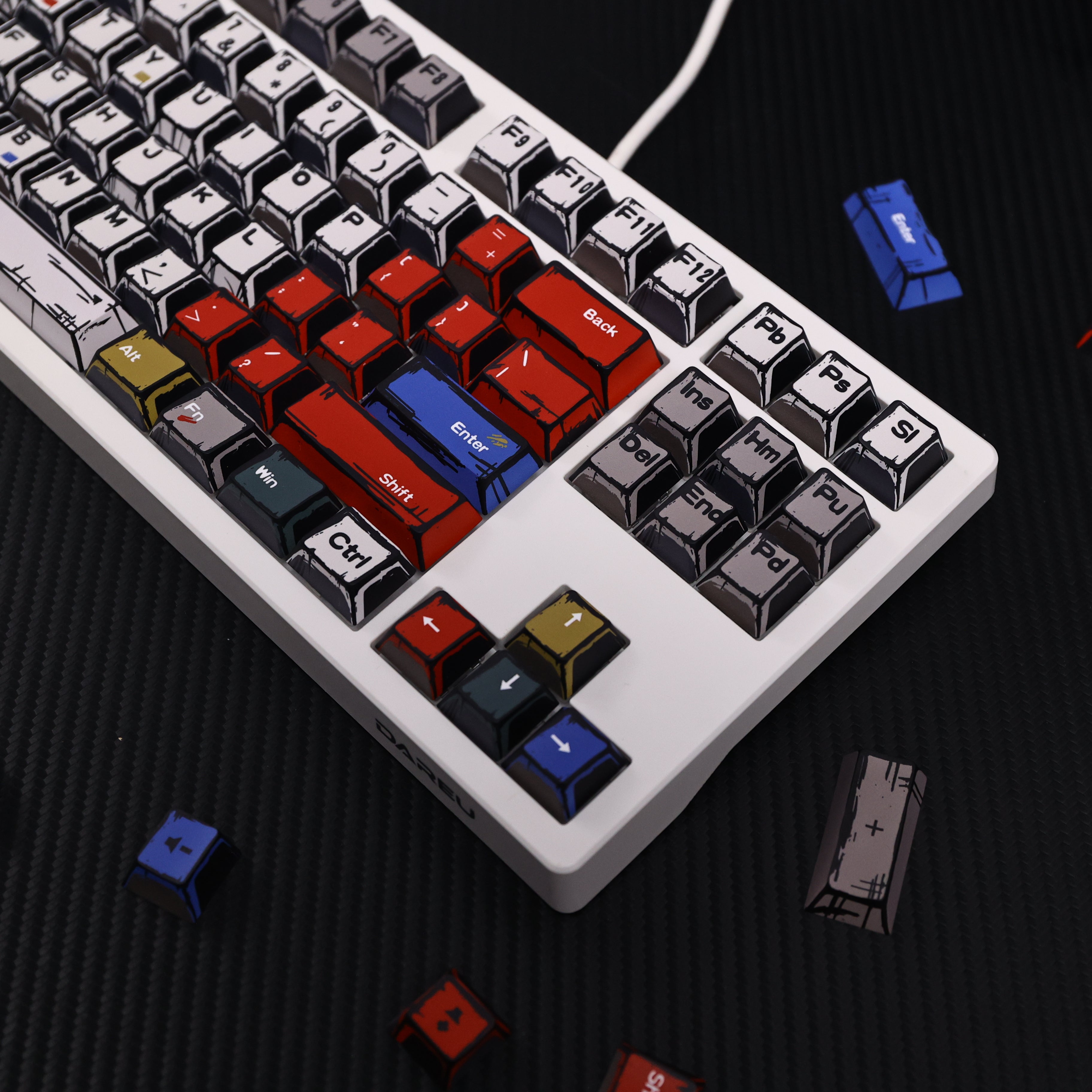 Retro Comics Keycaps