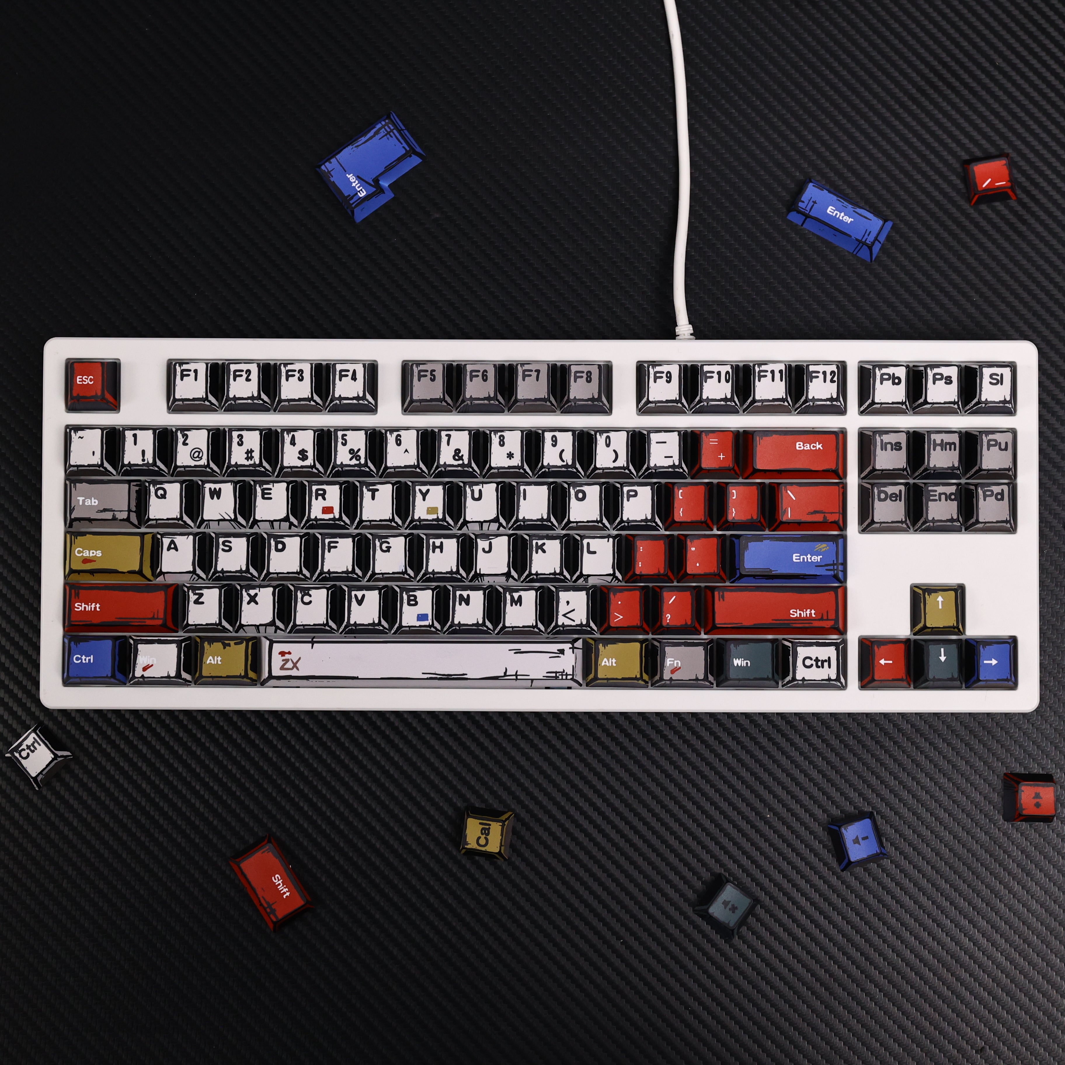 Retro Comics Keycaps