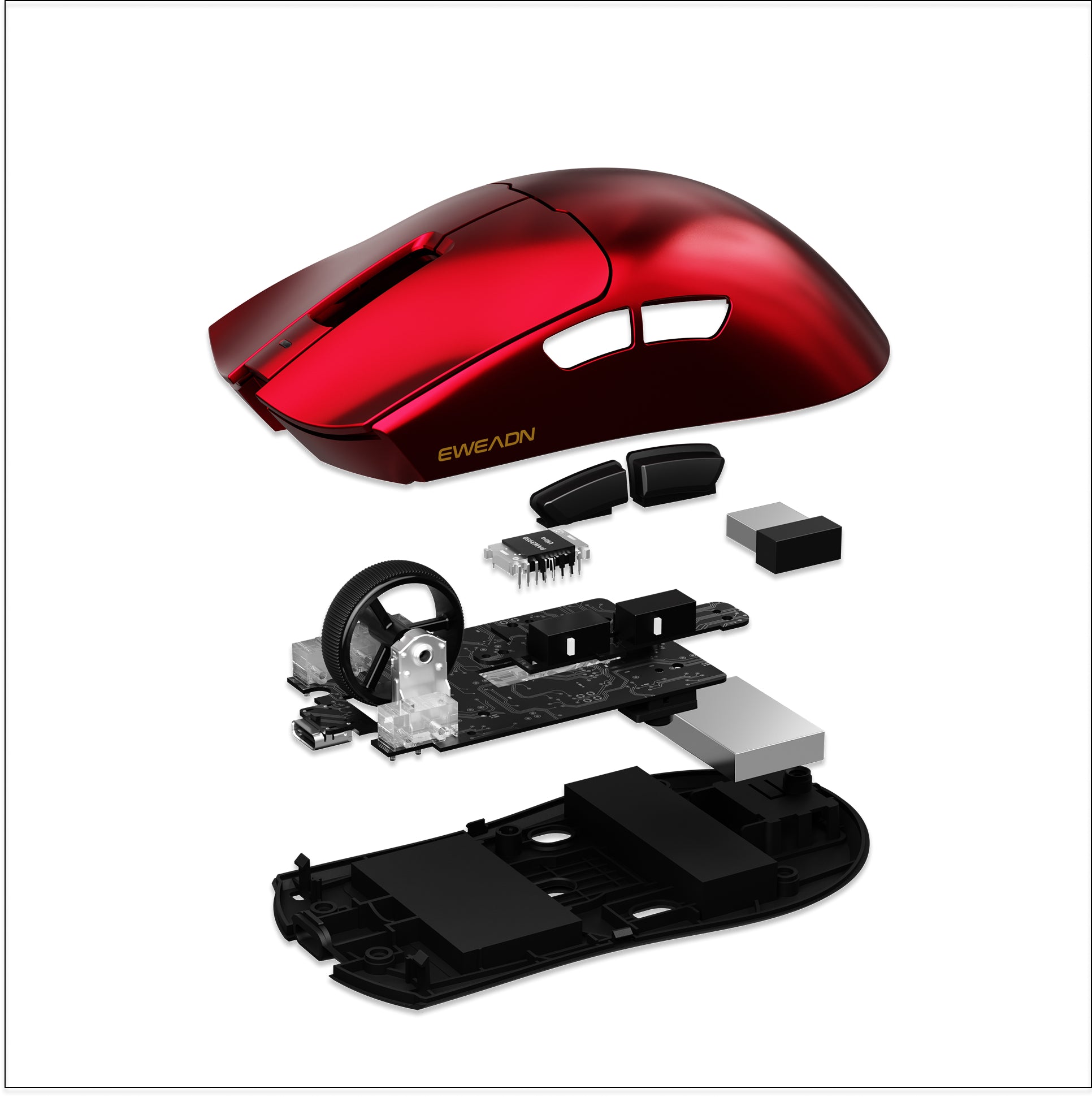 EWEADN S9 Ultra Wireless Gaming Mouse