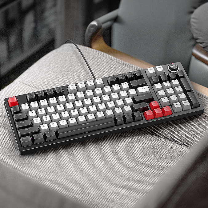 T-Wolf T50 Wired Mechanical Keyboard