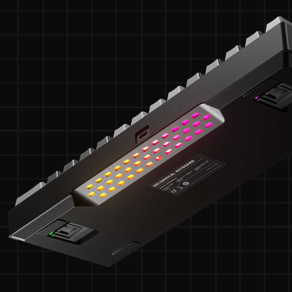 zifriend mechanical keyboard rgb ka6406