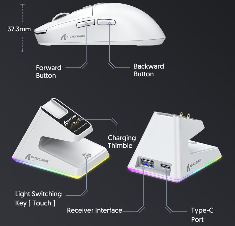 attack shark x6 gaming mouse accessories Sri Lanka