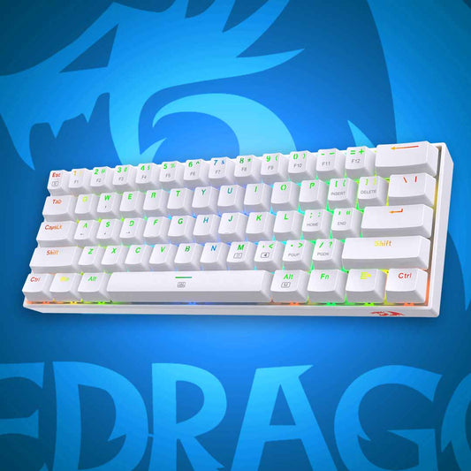 Redragon Fizz K617 60% RGB Gaming Keyboard Sri Lanka White