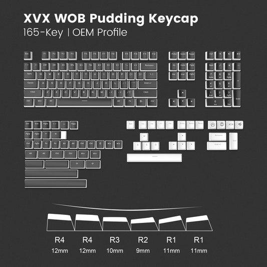 XVX Black Pudding Keycaps