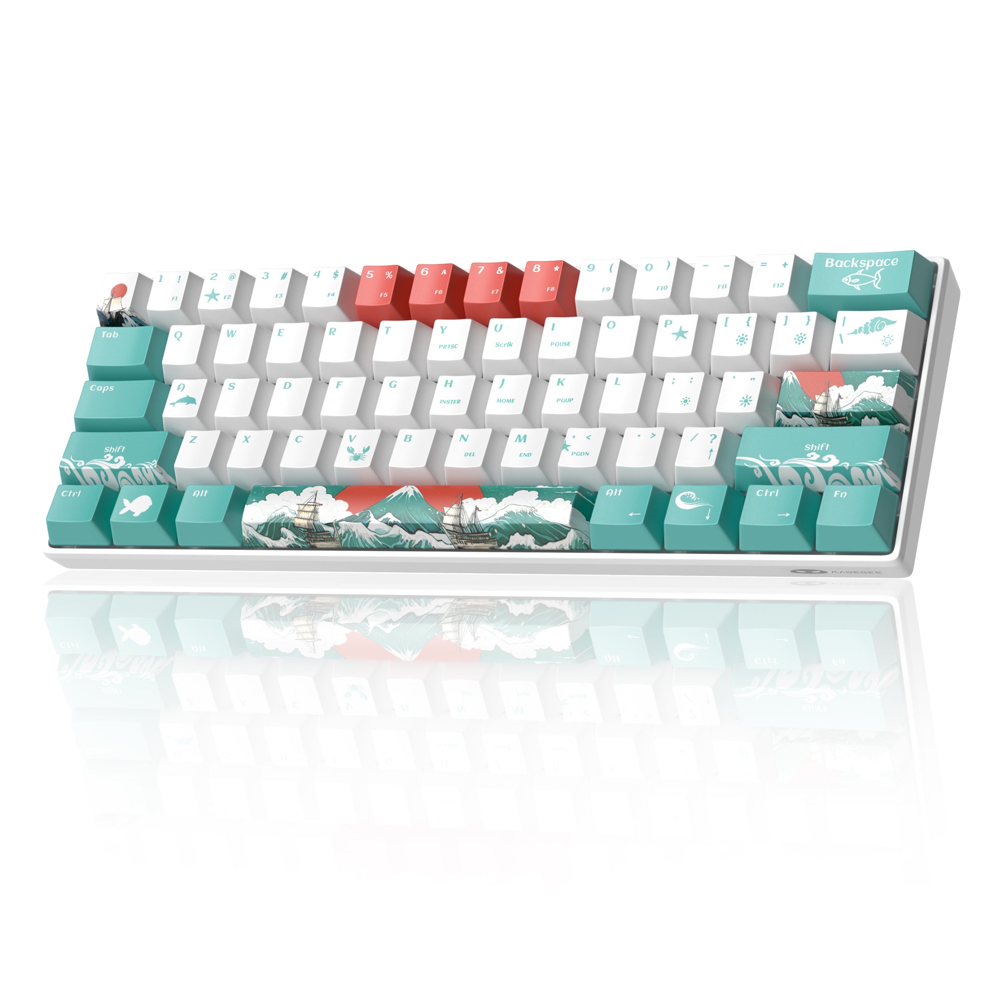 MageGee MK-Star61 Waves 60% Mechanical Keyboard