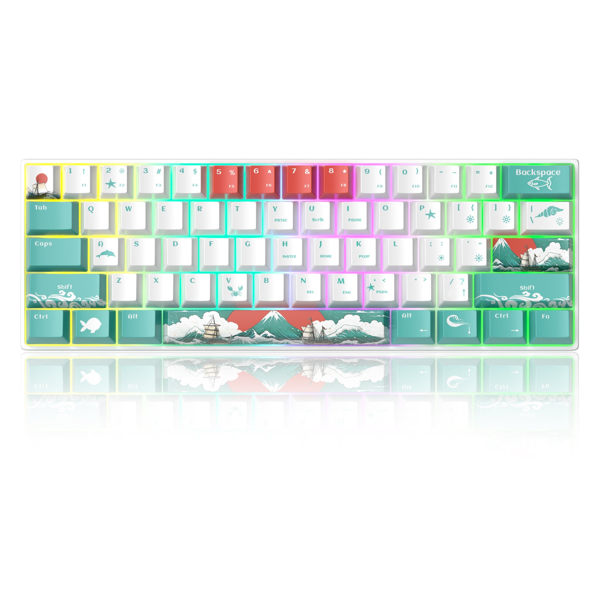 MageGee MK-Star61 Waves 60% Mechanical Keyboard