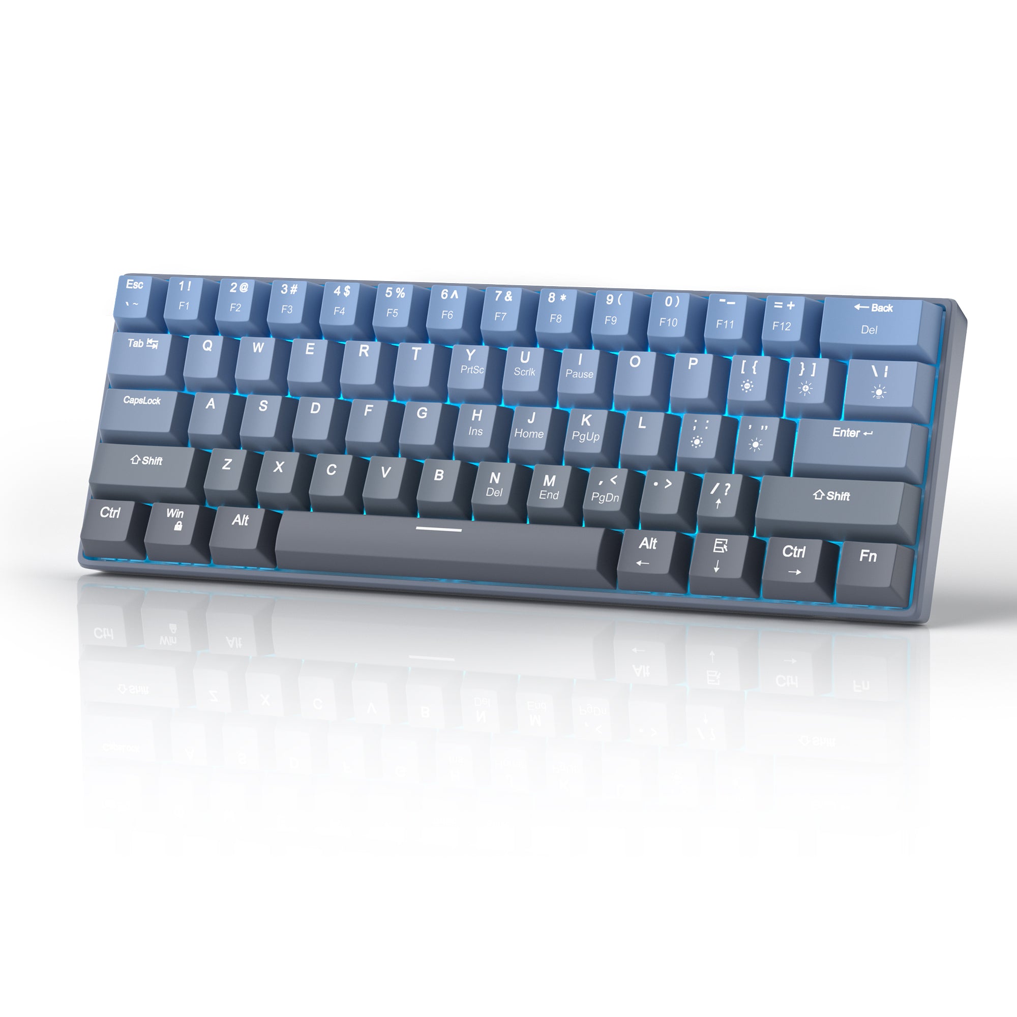 MageGee MK-Star61 Blue Gradient 60% Mechanical Keyboard