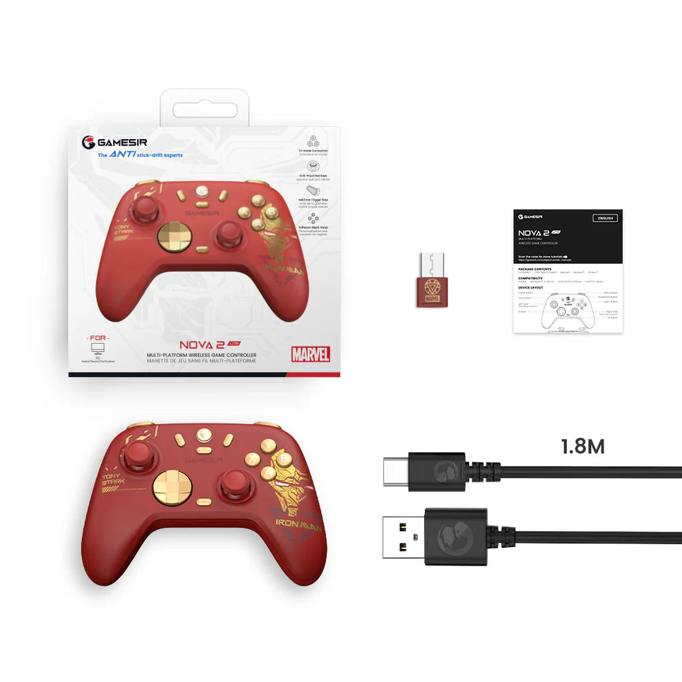GameSir Nova 2 Lite Wireless Controller Iron Man Edition