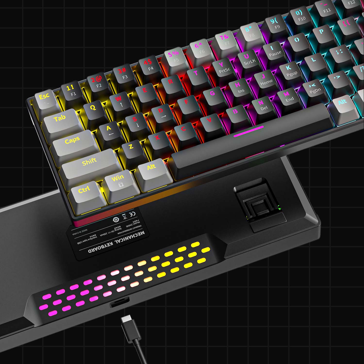 Zifriend KA6406 RGB Gaming Keyboard Sri Lanka