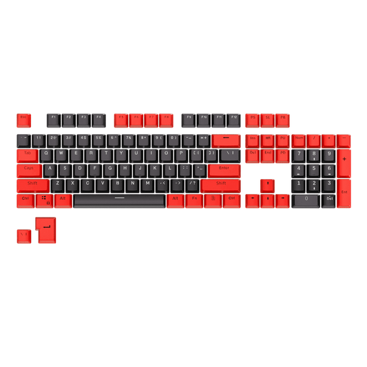 Black-Red Keycap Set - Disrupt