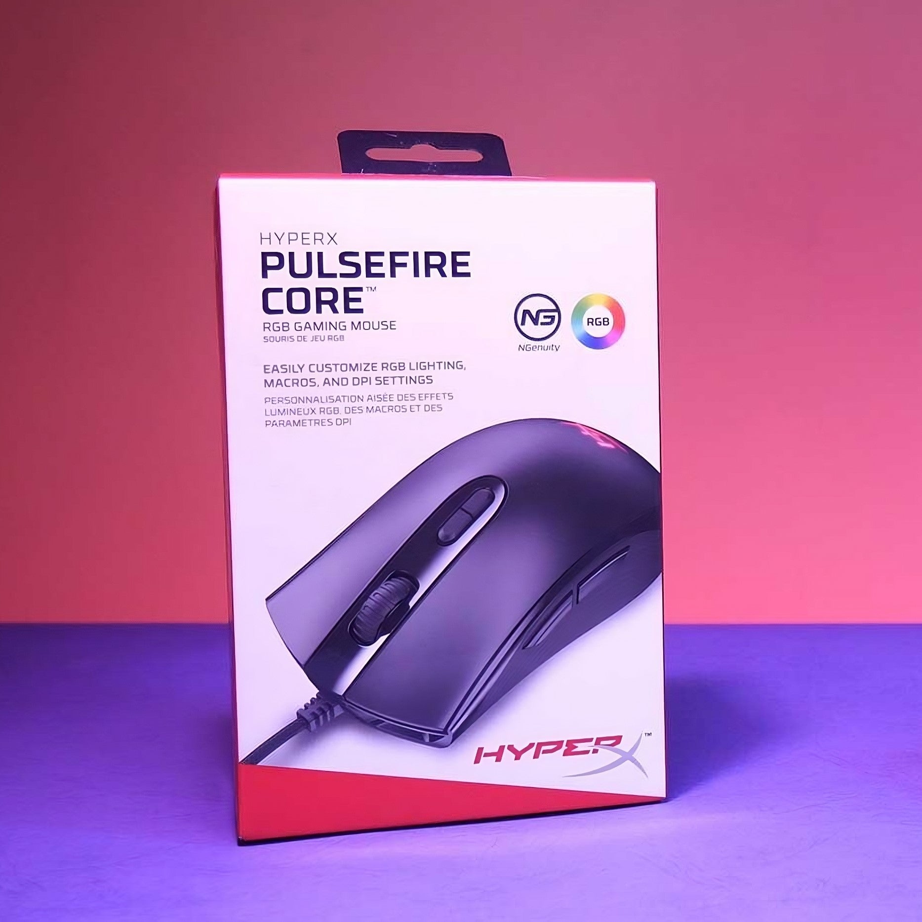 HyperX Pulsefire Core - RGB Gaming Mouse - Disrupt