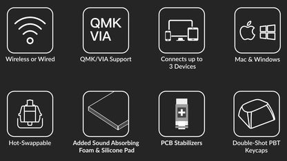 [PREORDER] Keychron K6 Pro QMK/VIA Wireless Mechanical Keyboard - Disrupt