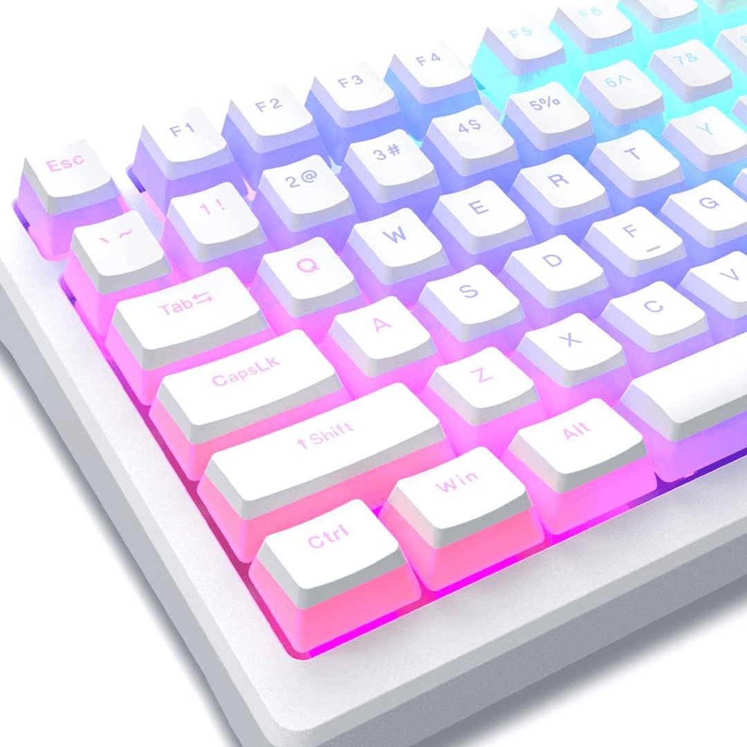 Pudding Keycap Set (129 keys) - White - Disrupt