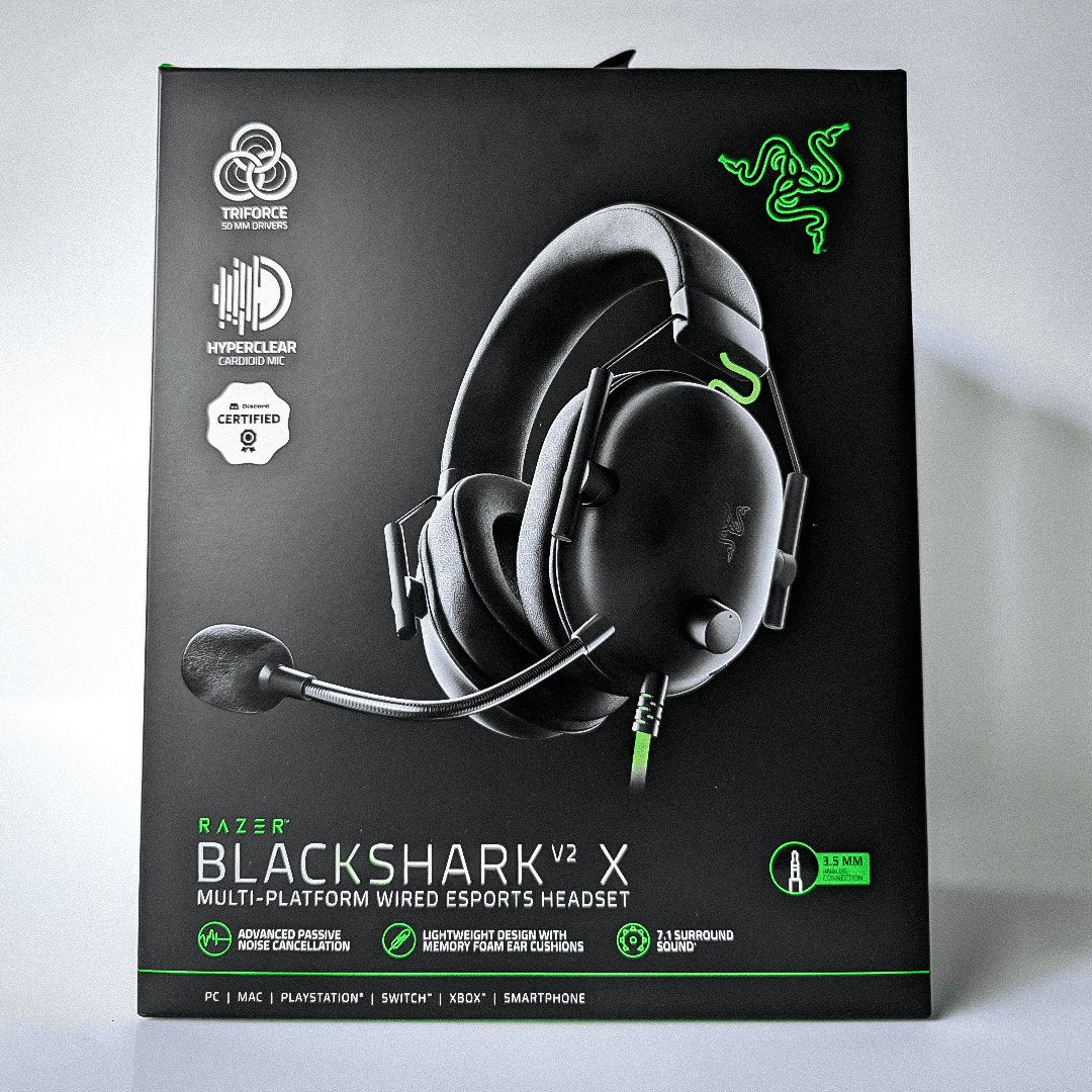 Black Packaging Razer Razer BlackShark V2 X Wired Gaming Headset Black Sri Lanka – Disrupt